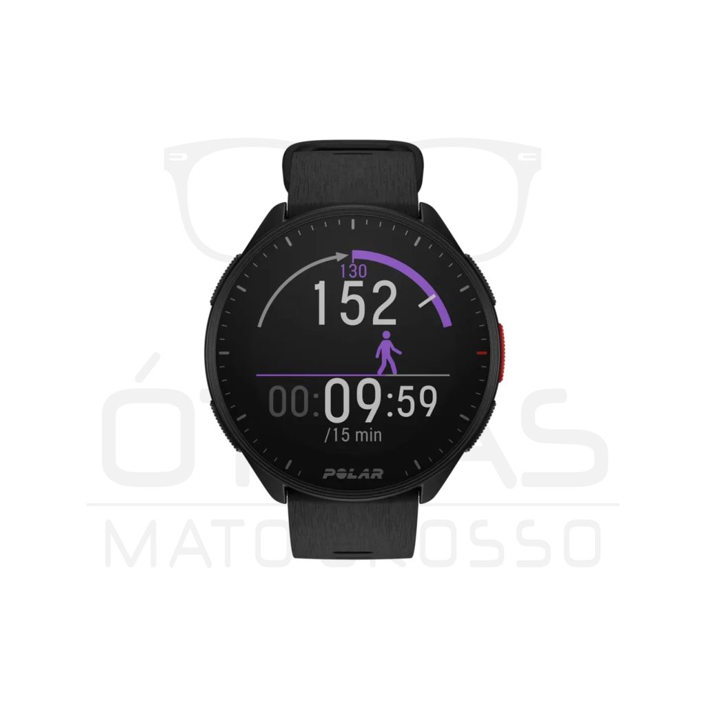 Relógio Smartwatch Polar Pacer Night Black